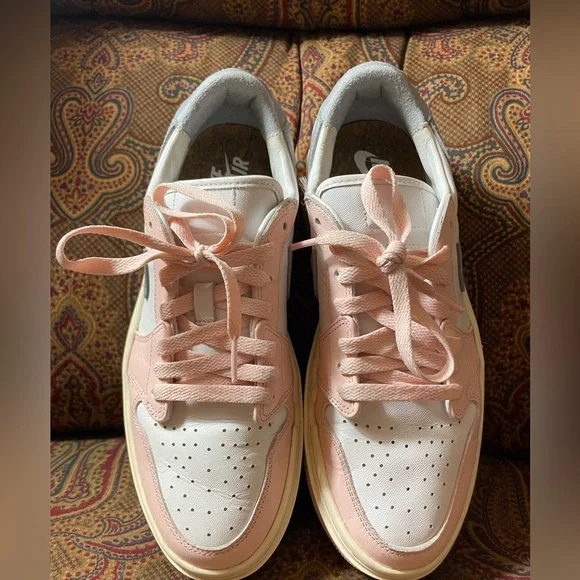 Nike Air Jordan 1 Elevate Low Pink White Womens - Picture 6 of 9